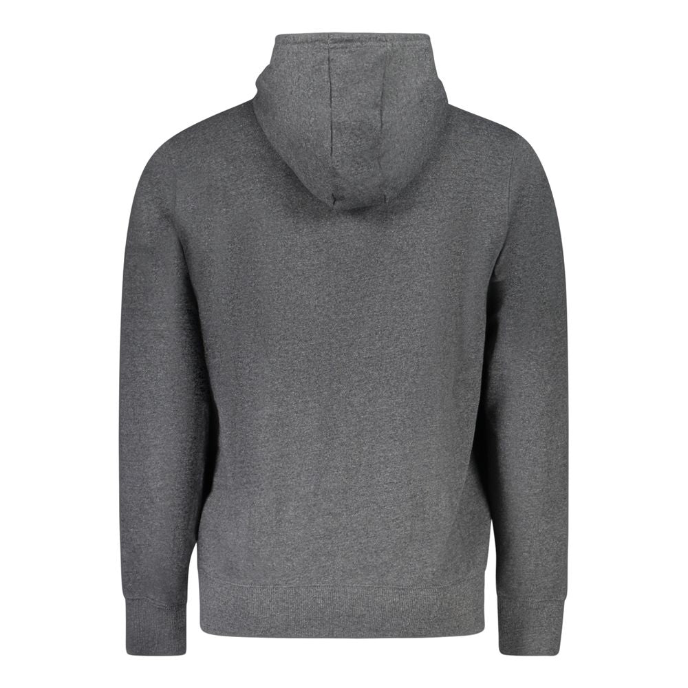 Gray Recycled Cotton Men Sweater