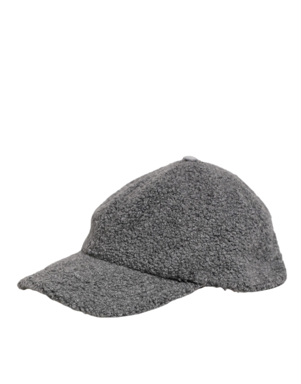 Gray Wool Fleece Rapper Men Baseball Capello Hat