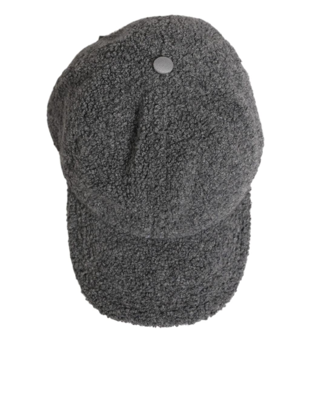 Gray Wool Fleece Rapper Men Baseball Capello Hat