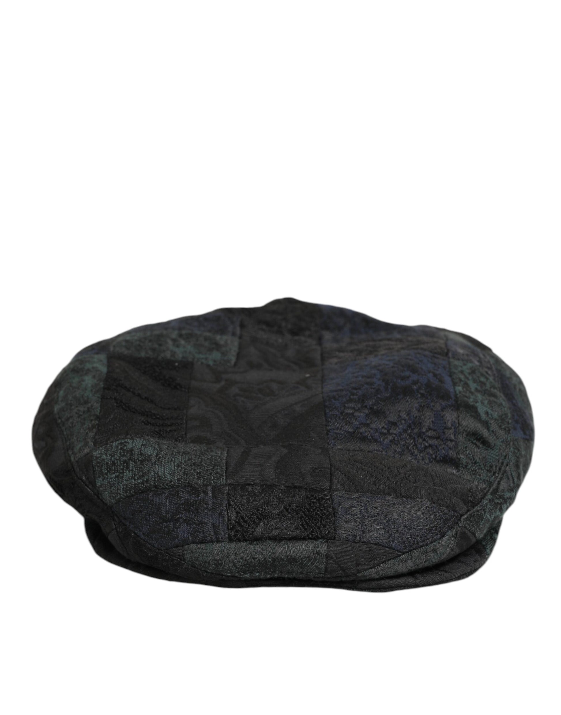 Black Polyester Newsboy Men Cloth Capello Hat