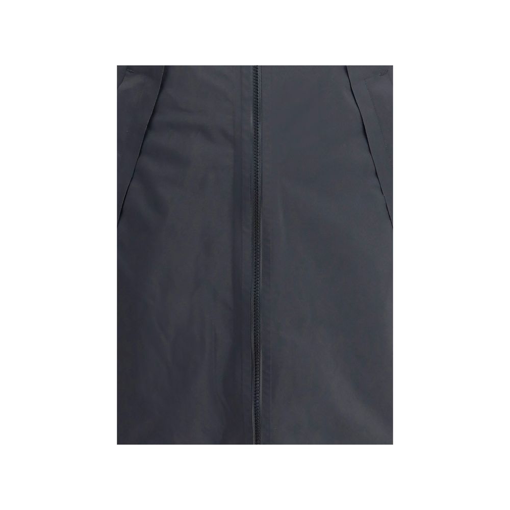 Black Polyester Shell Jacket