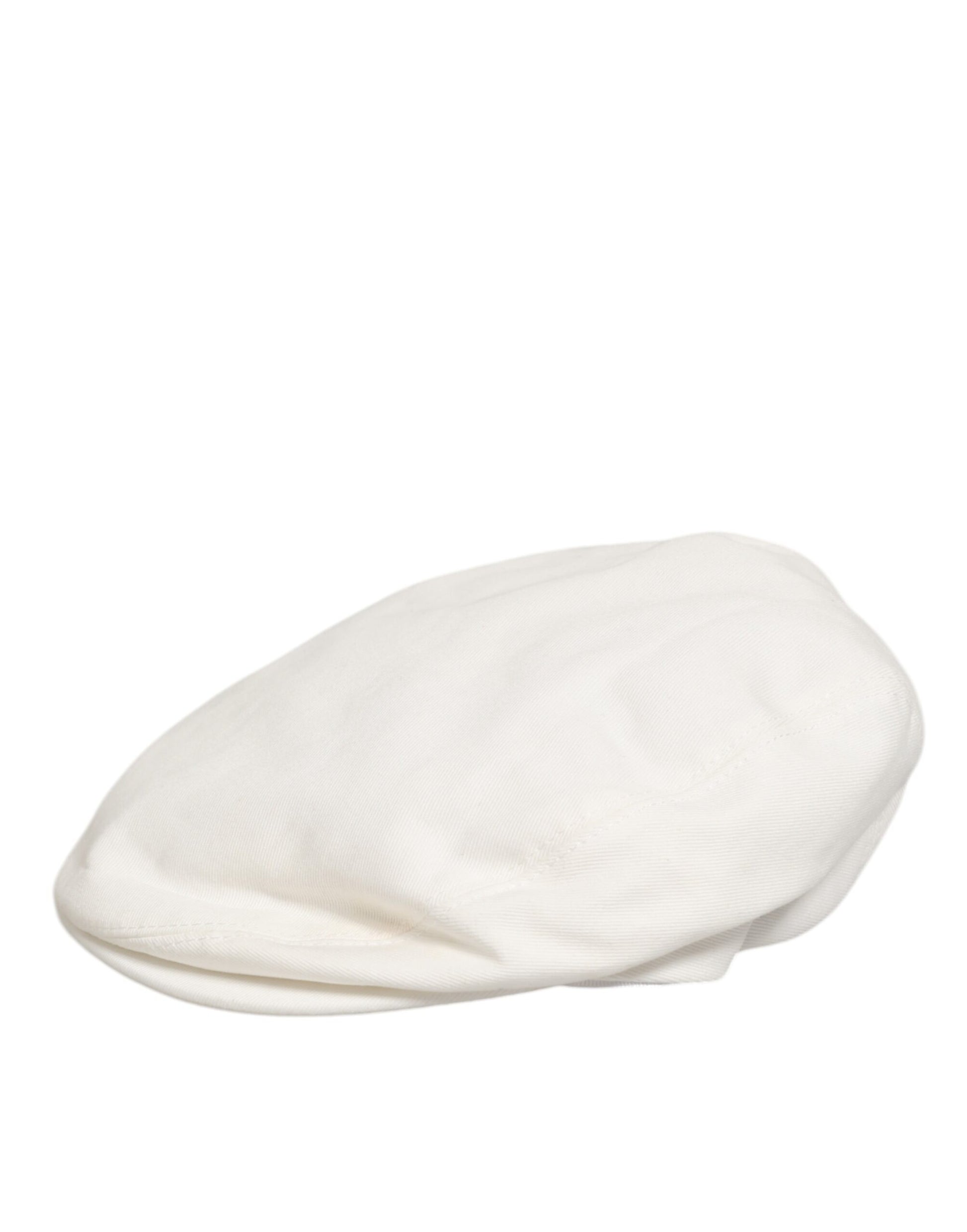 White Cotton Newsboy Cloth Capello Men Cap Hat