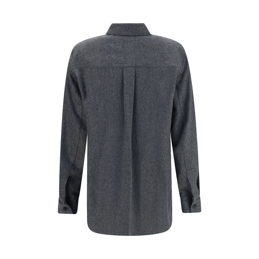 Gray Wool Shirt