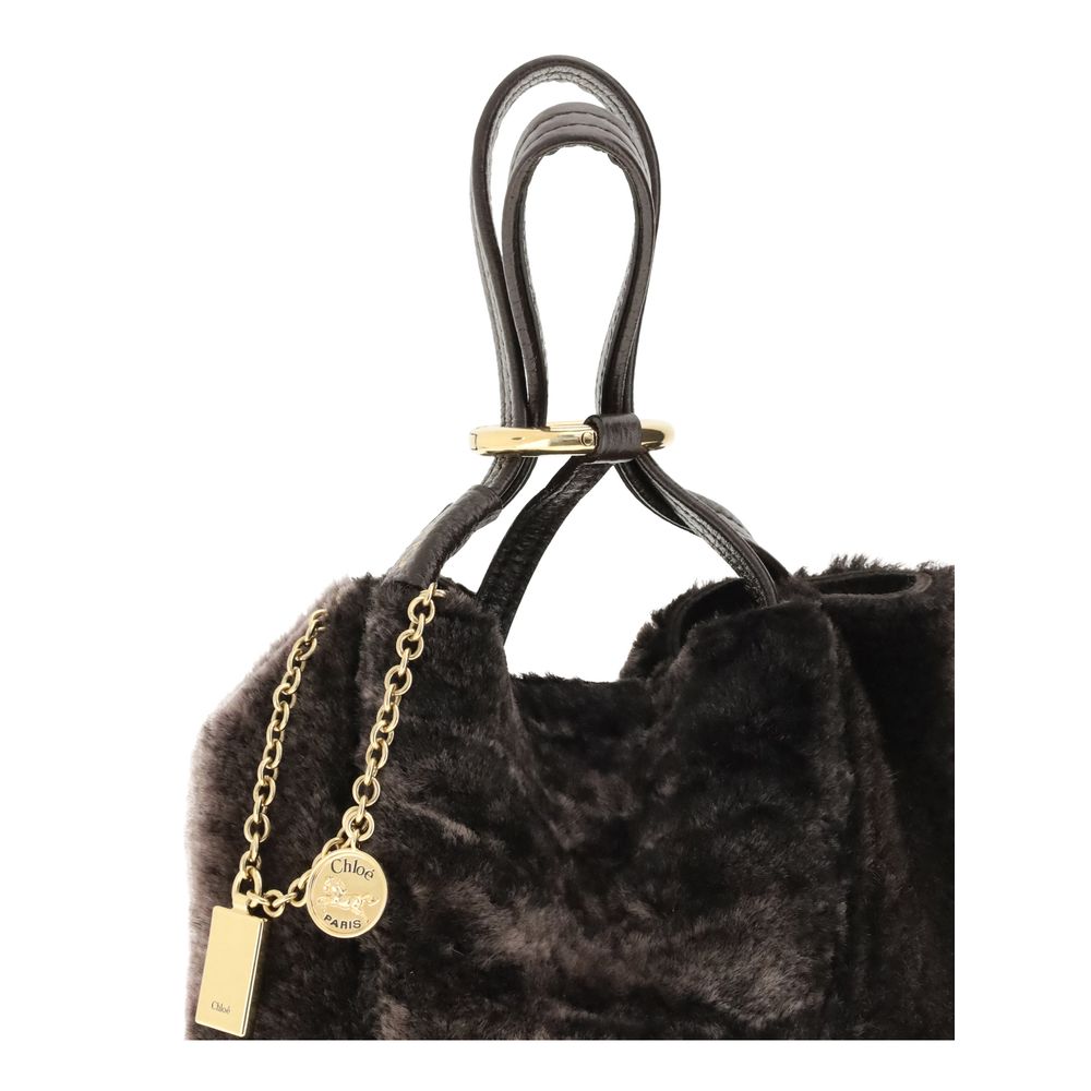 Brown Fur Shoulder Bag