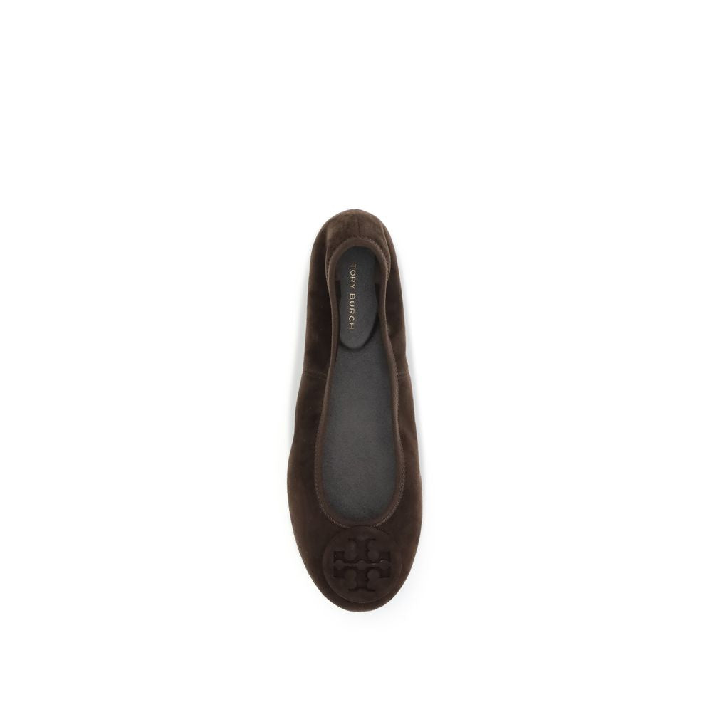 Brown Calf Leather Bos Taurus Ballet Flats