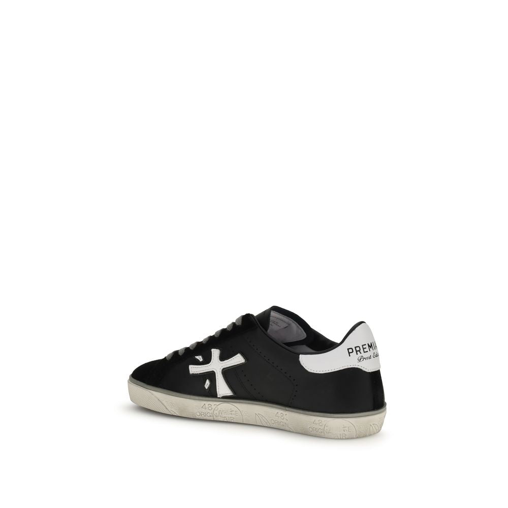 Black Rubber Low Top Sneakers