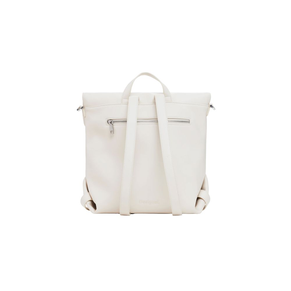 White Polyethylene Backpack