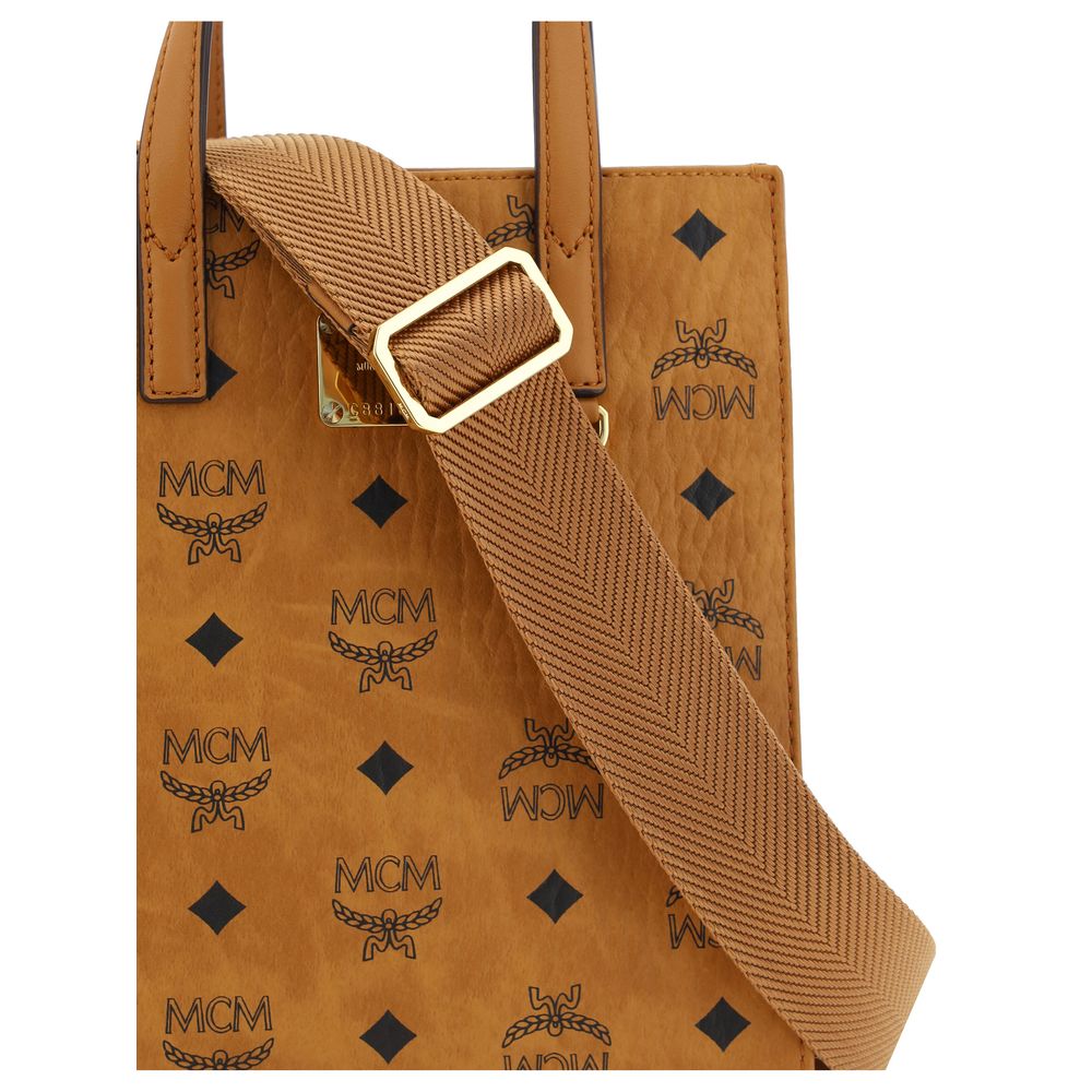 Brown Cotton Handbag