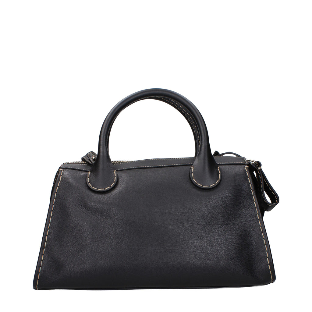 Black Leather Handbag