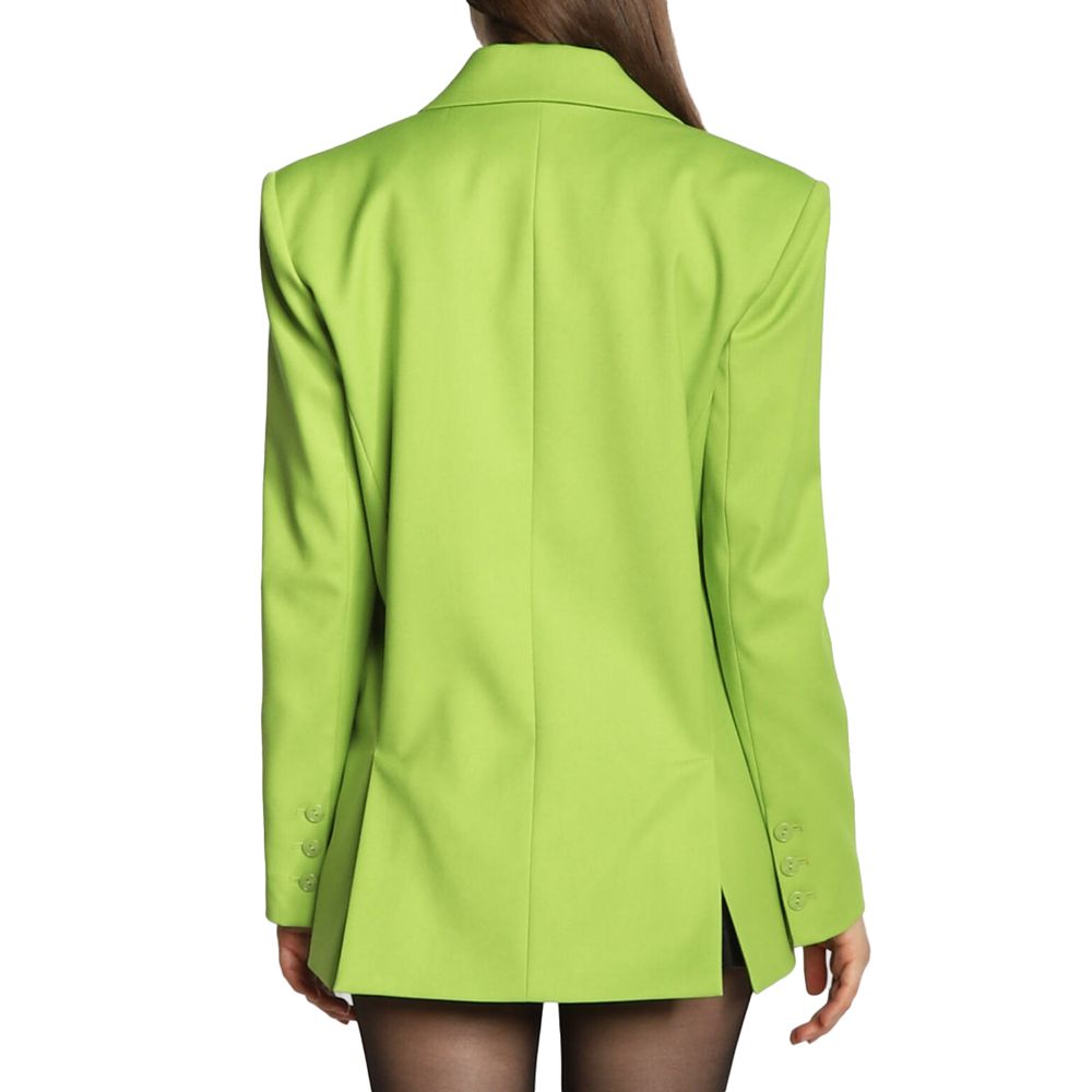 Green Polyester Blazer