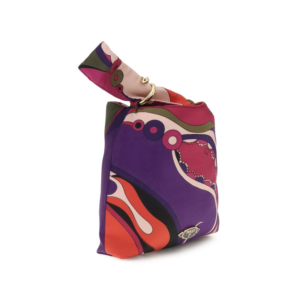 Emilio silk Clutch Bag