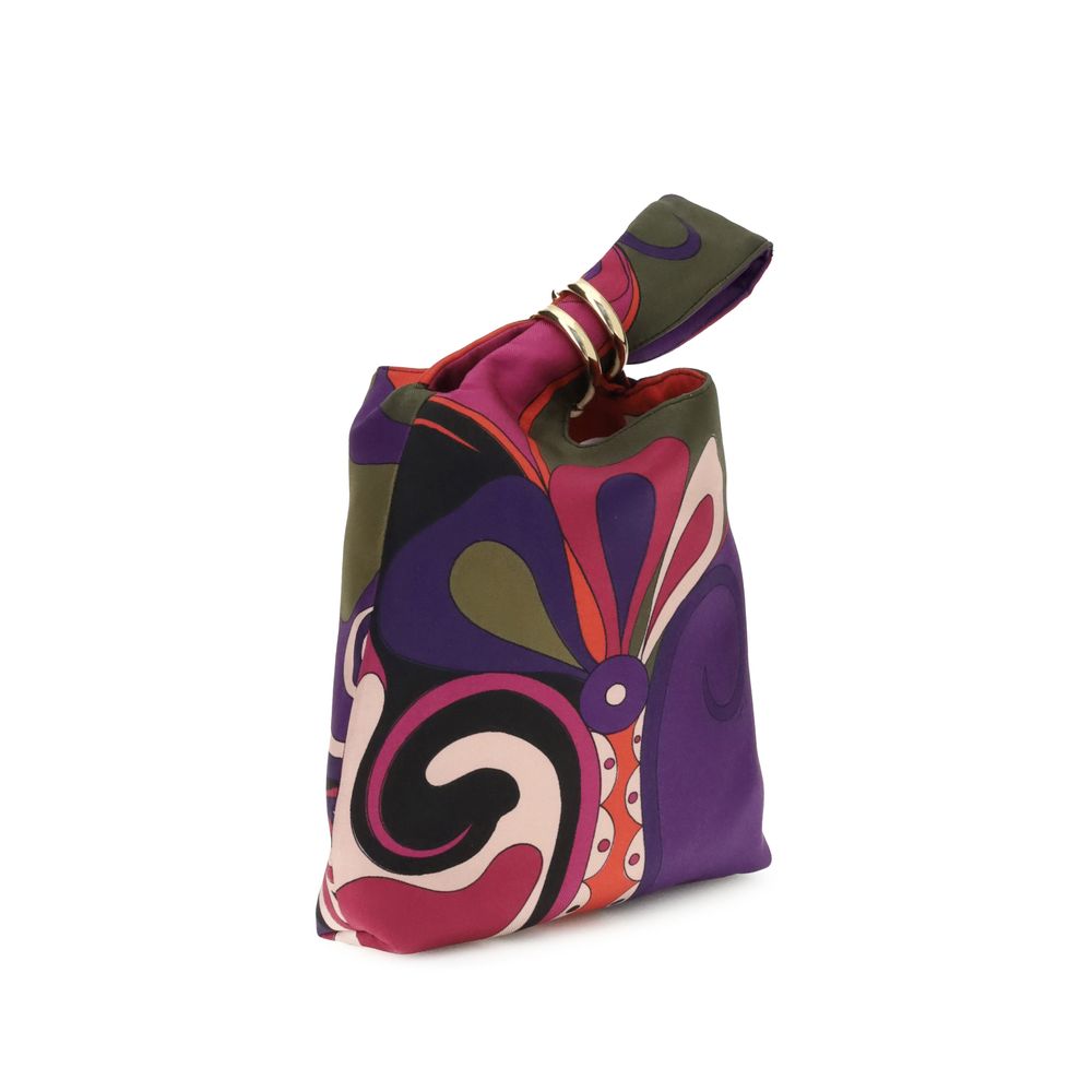 Emilio silk Clutch Bag