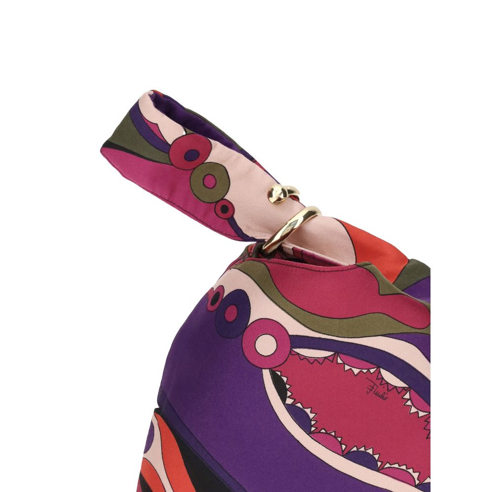 Emilio silk Clutch Bag