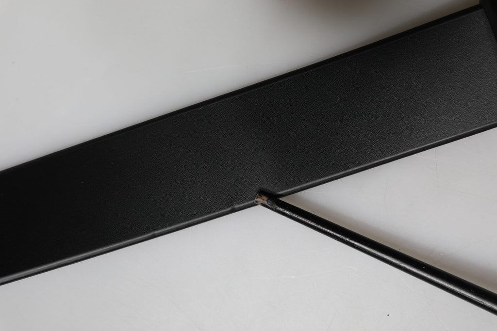 Black Leather Classic Metal Buckle Men Belt