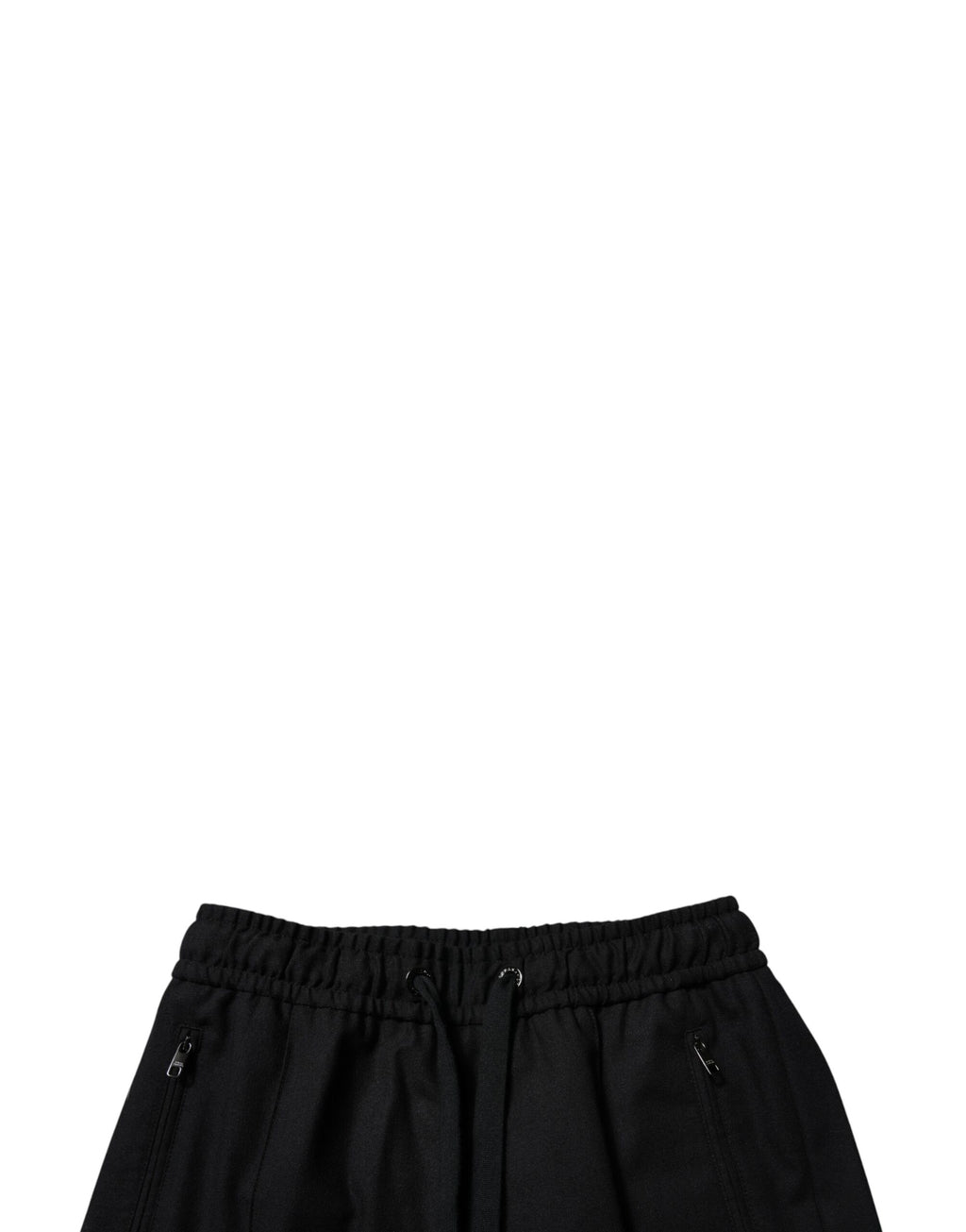 Black Wool Skinny Jogger Men Trouser Pants