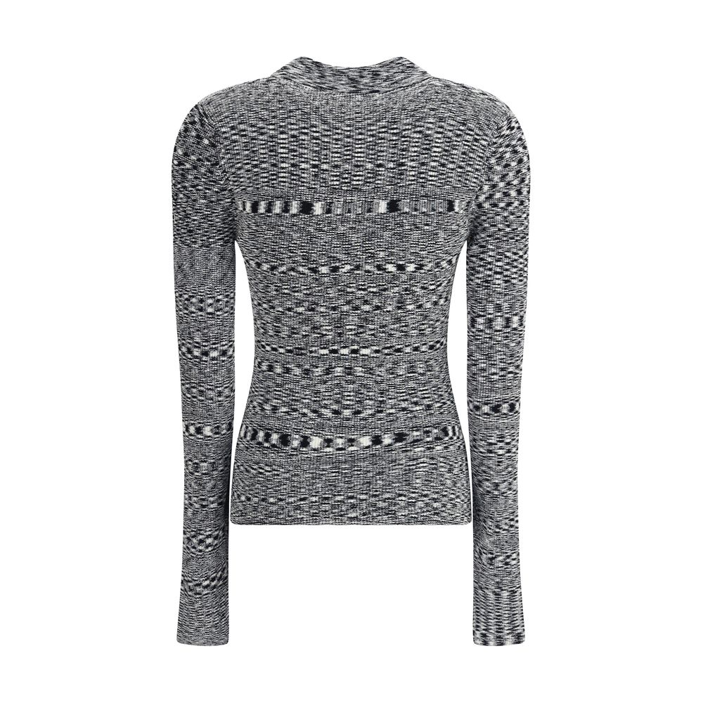 Black Viscose Polo Shirt