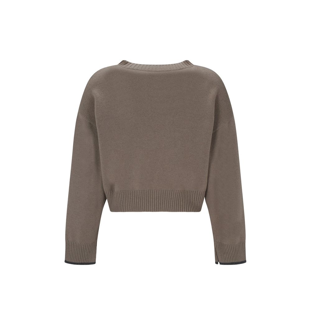 Beige Cashmere Cashmere Sweater