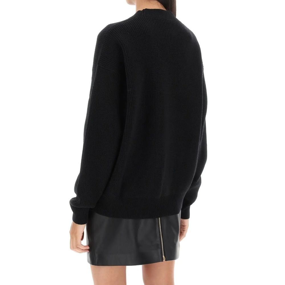 Black Wool Sweatshirt