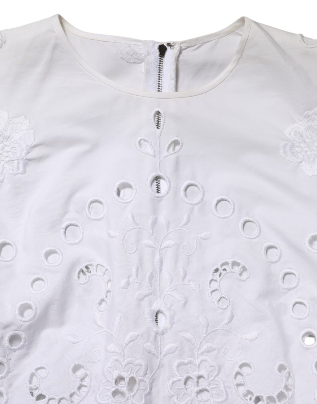 White Cut Out A-line Sheath Mini Dress