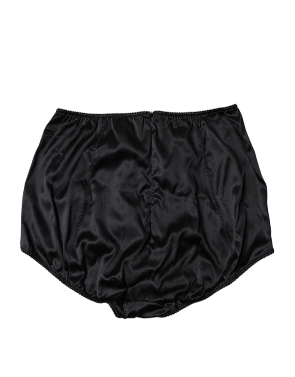 Black Silk Stretch High Waist Girdle Underwear