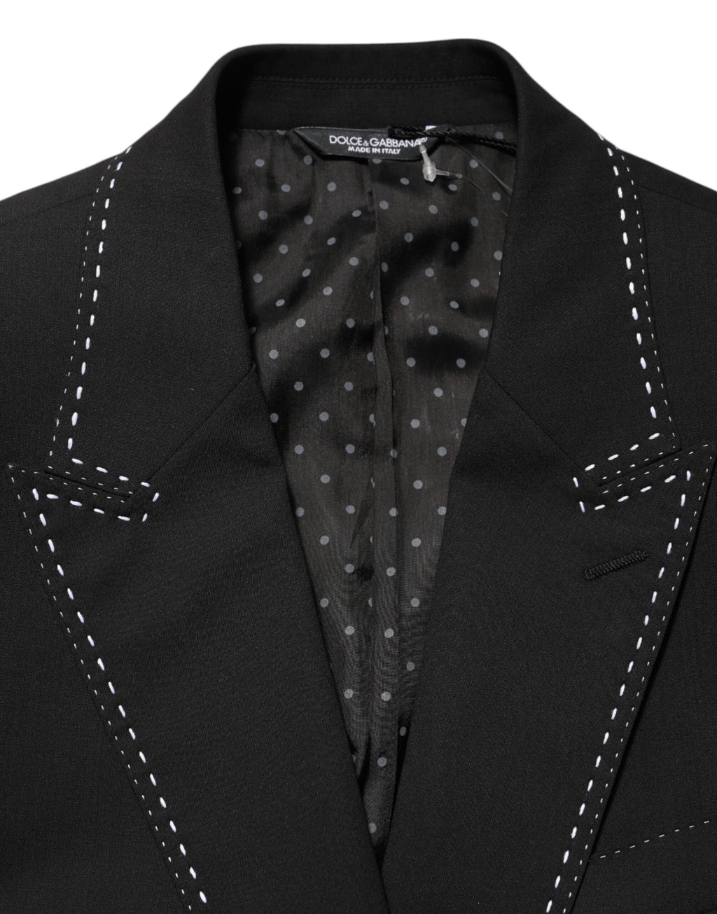 Black SICILIA 2 Buttons Suit Jacket Blazer