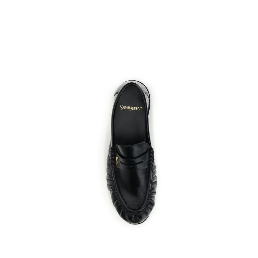 Black Lamb Ovis Aries Aries Slip-On Loafers