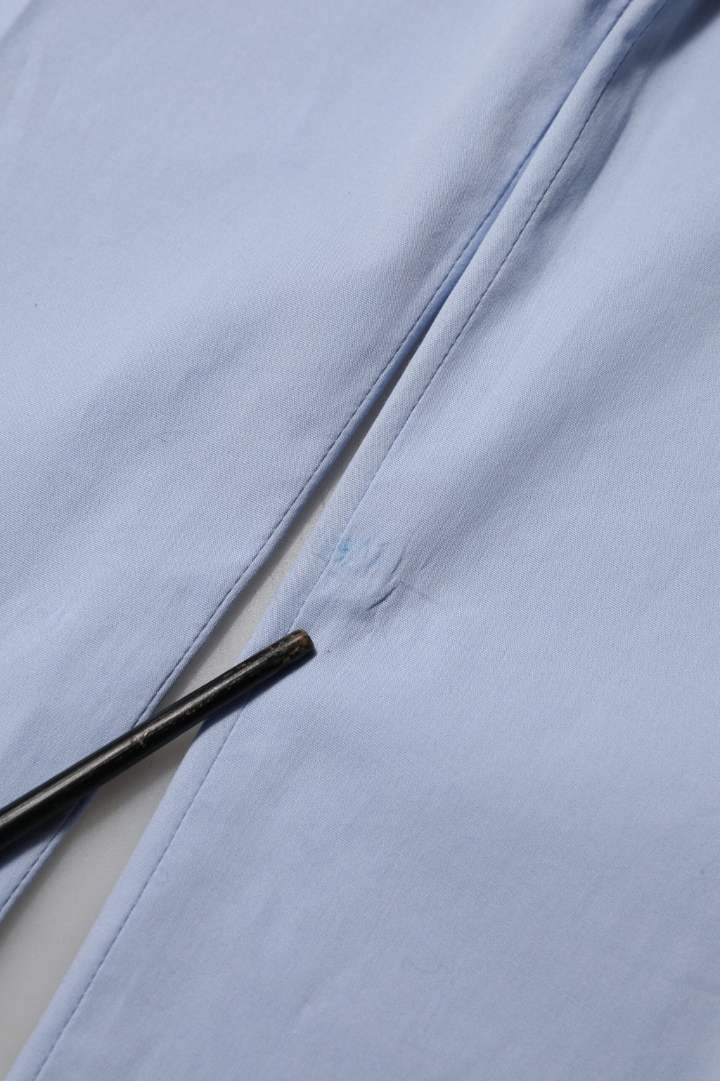 Light Blue Cotton Stretch Tapered Men Trouser Pants