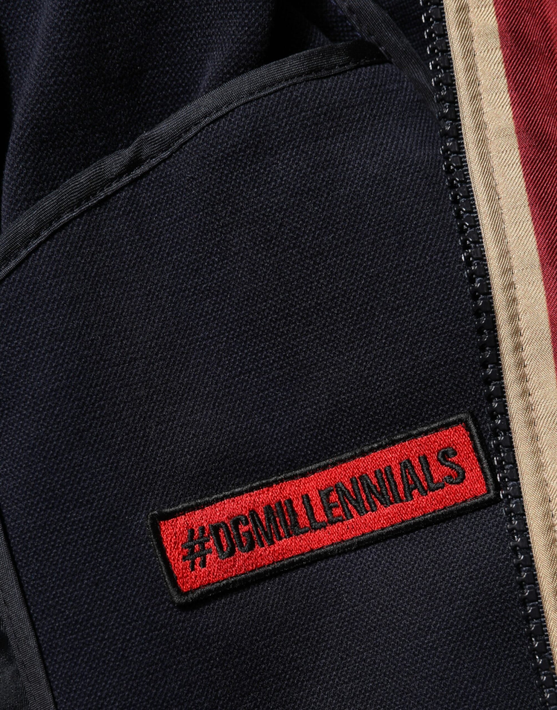 Multicolor #DGMillennials Full Zip Bomber Jacket