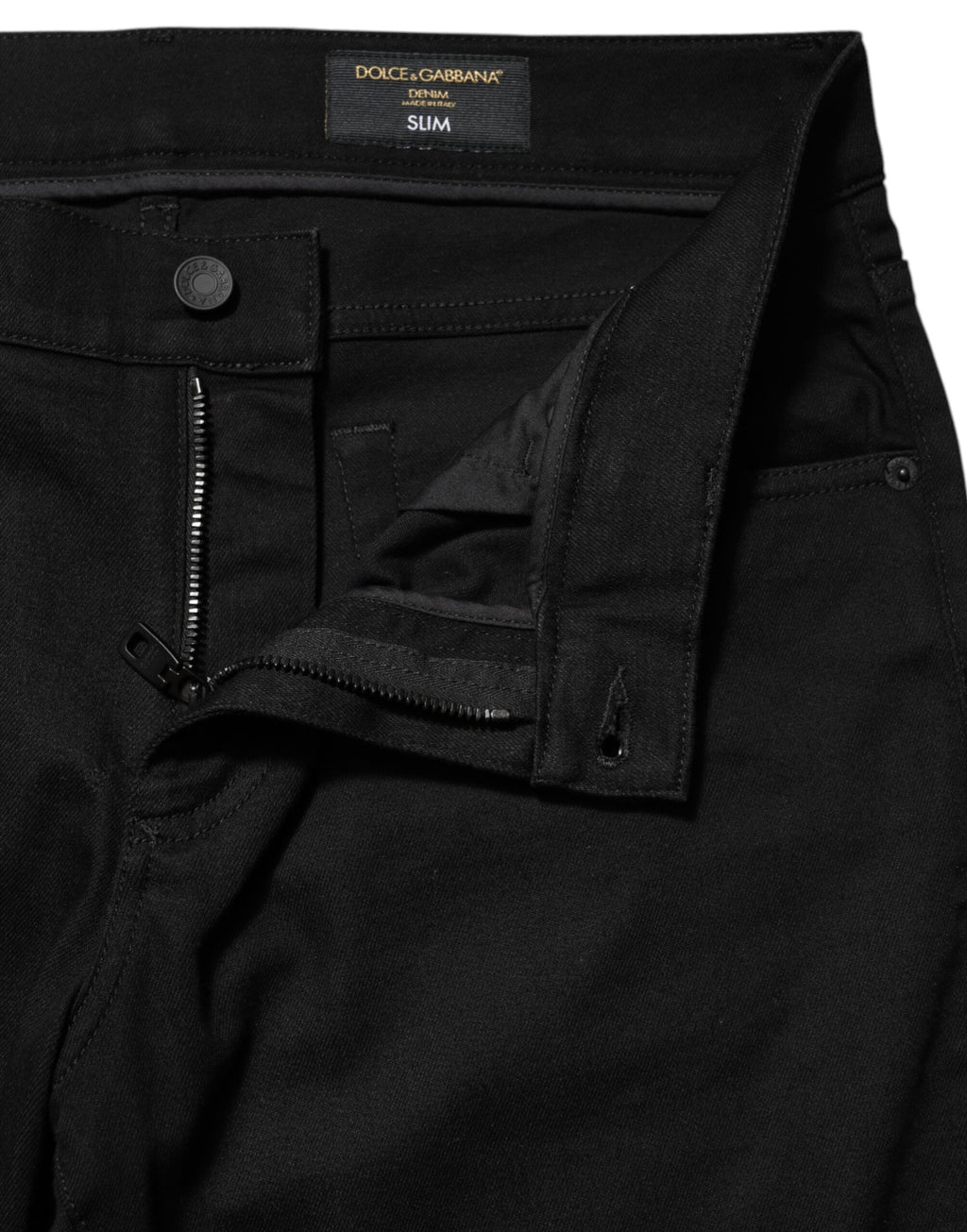 Black Cotton Mid Waist Skinny Men Denim Jeans