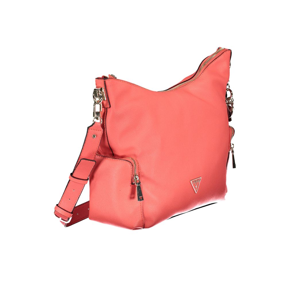 Pink Polyethylene Handbag