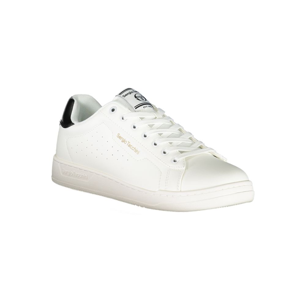 White Polyester Sneaker