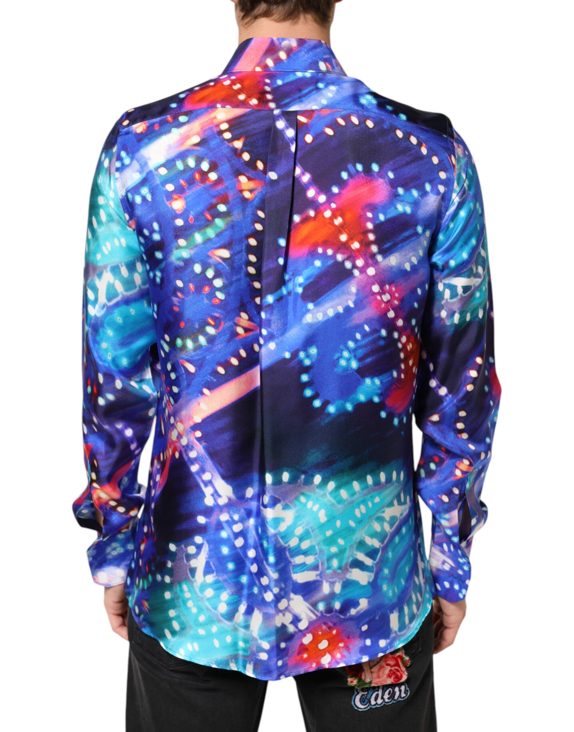 Multicolor Luminarie MARTINI Slim Men Shirt