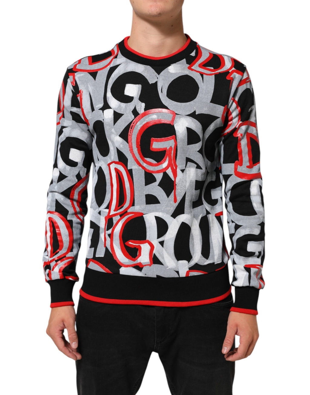 Multicolor D&G Monogram Sweatshirt Sweater