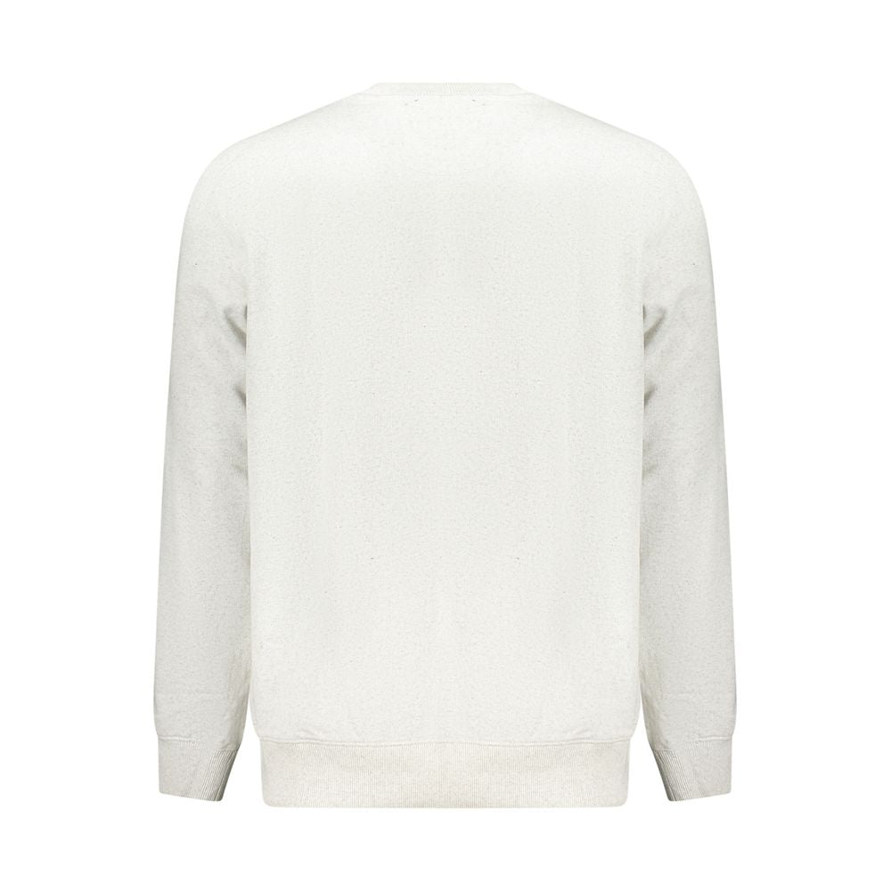 Gray Recycled Cotton Men Sweater