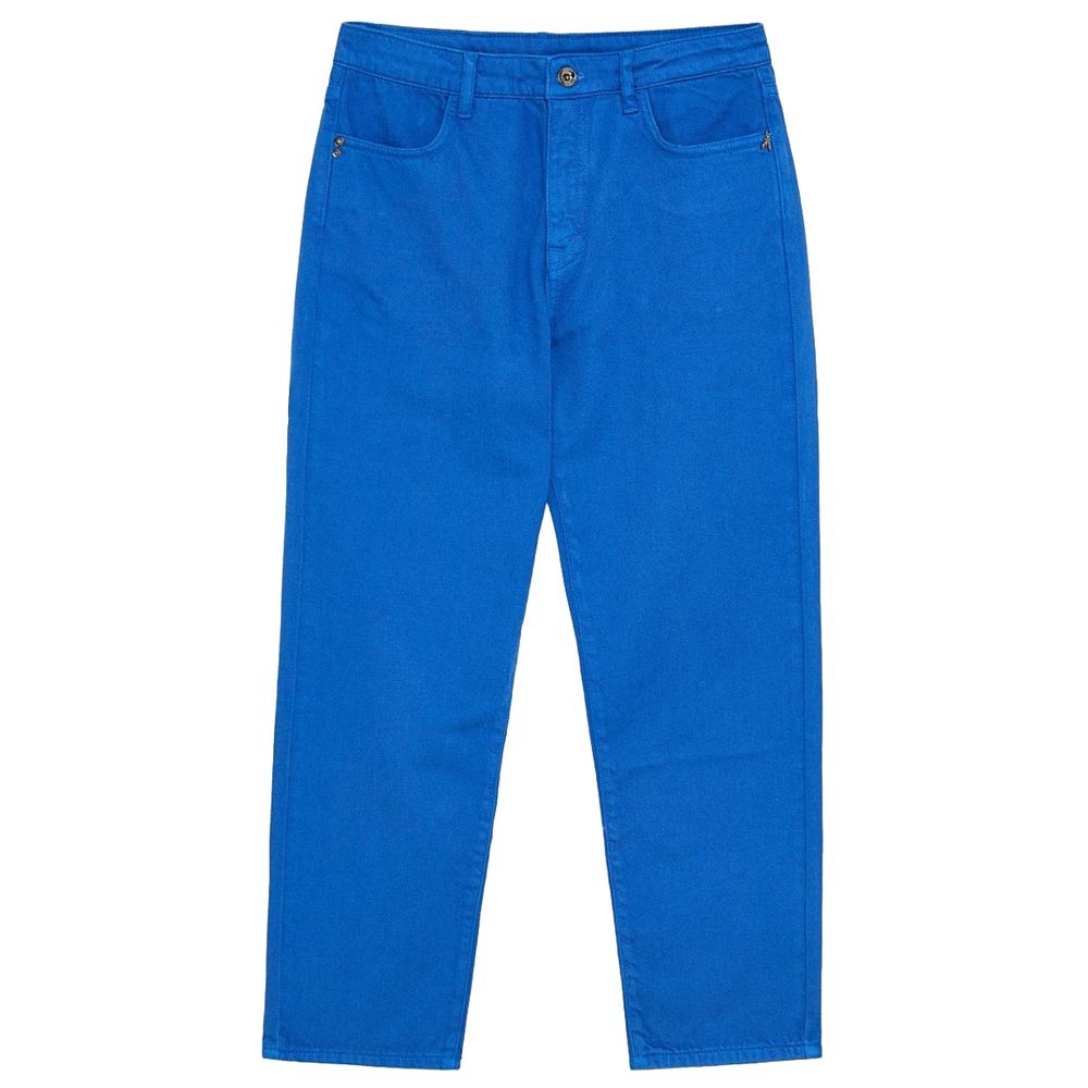 Blue Cotton Pant
