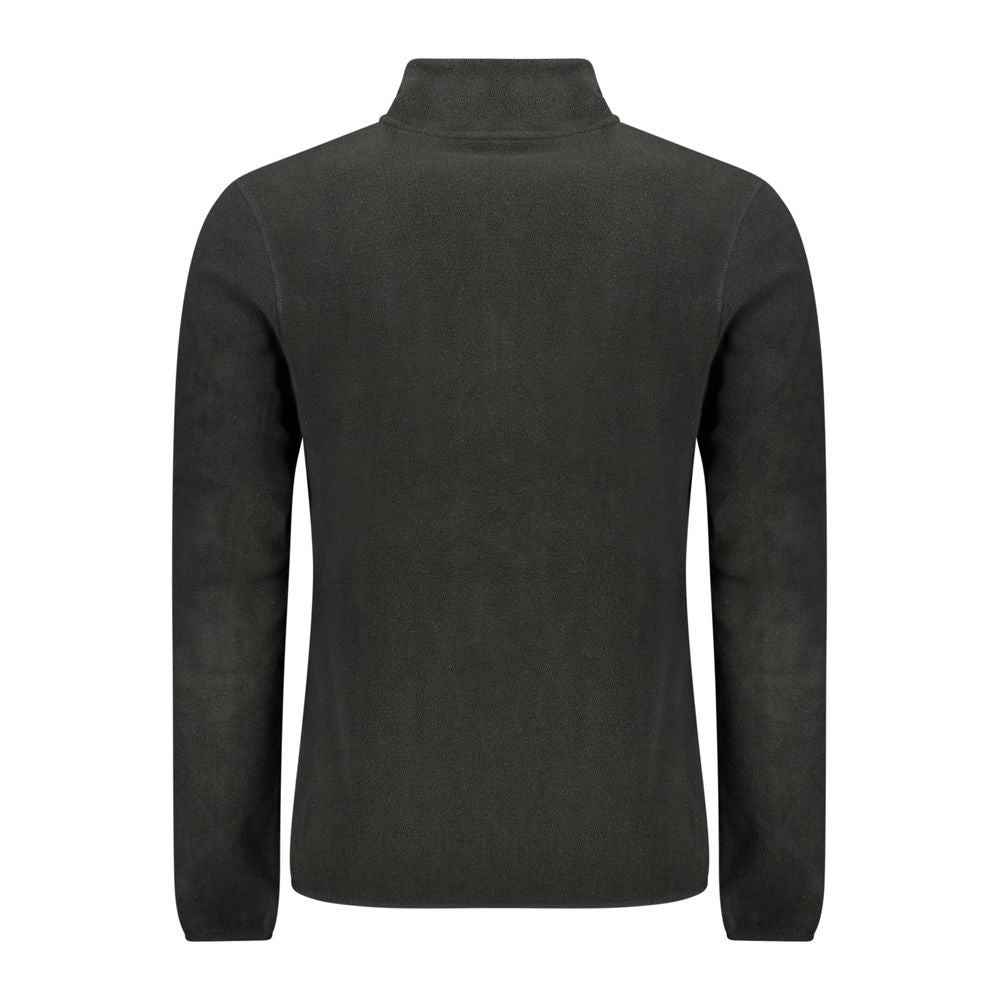 Black Polyester Men Sweater