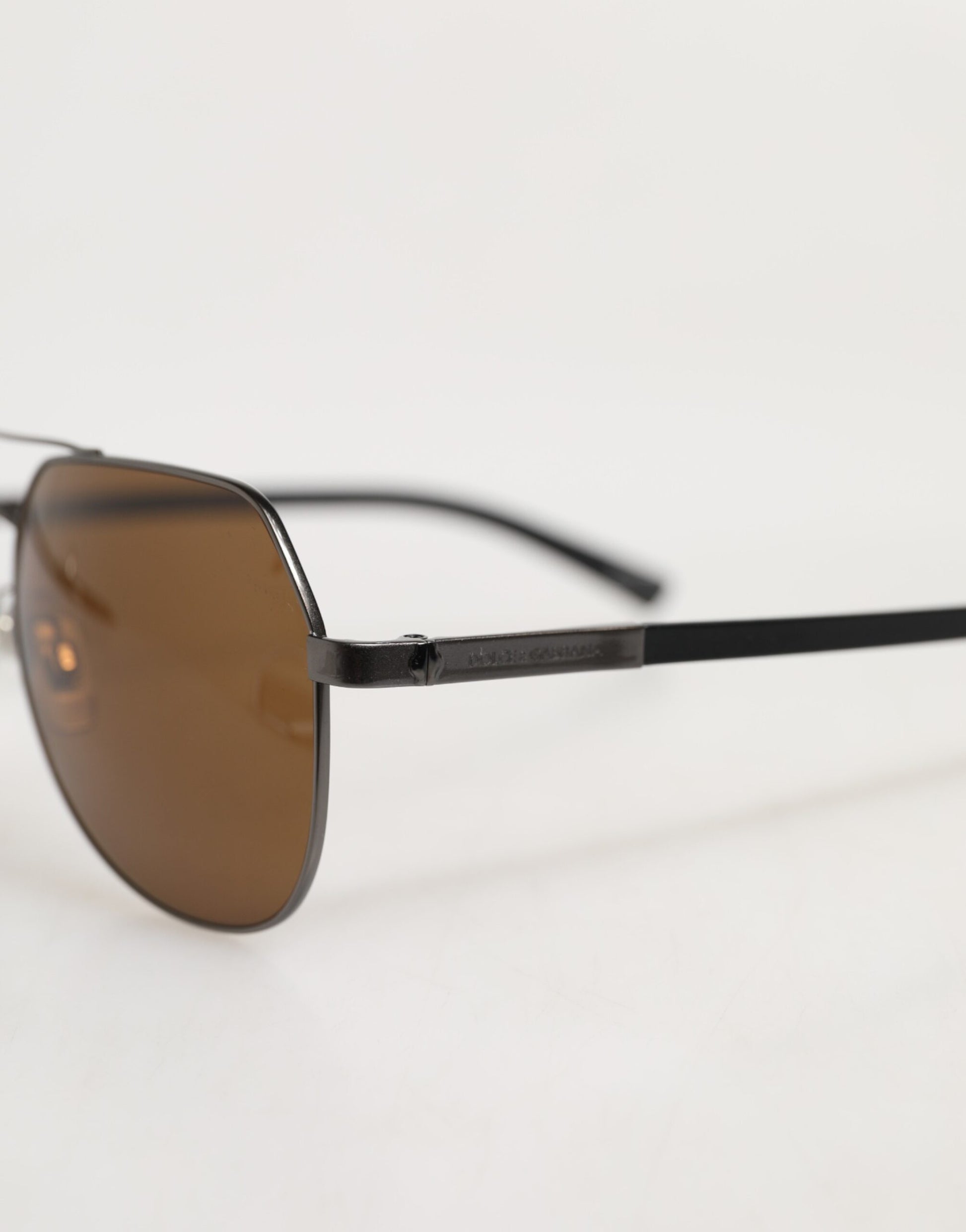 Black Steel Frame Basalto Collection Shades Sunglasses