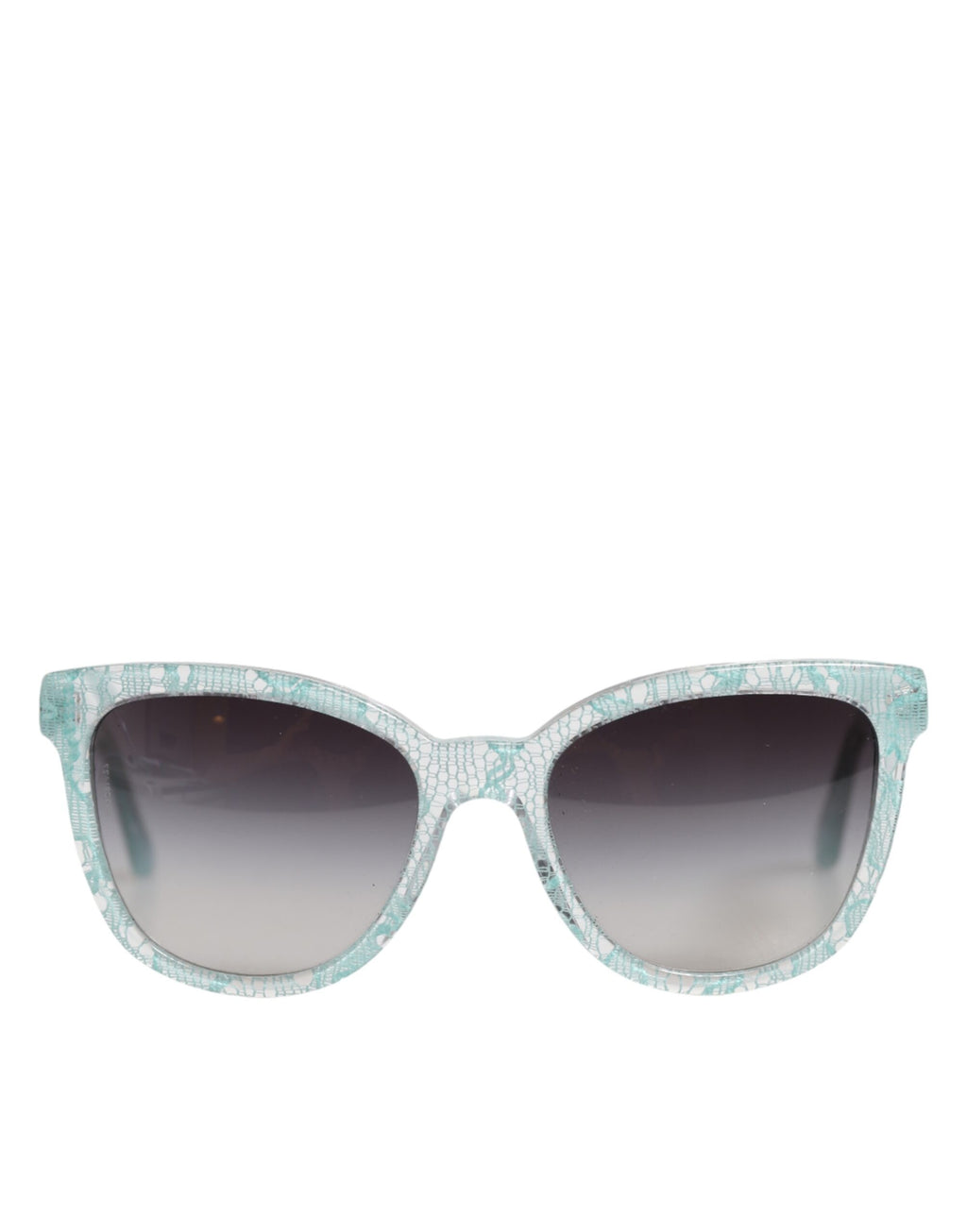 DG4190 Blue Lace Acetate Rectangle Shades Sunglasses