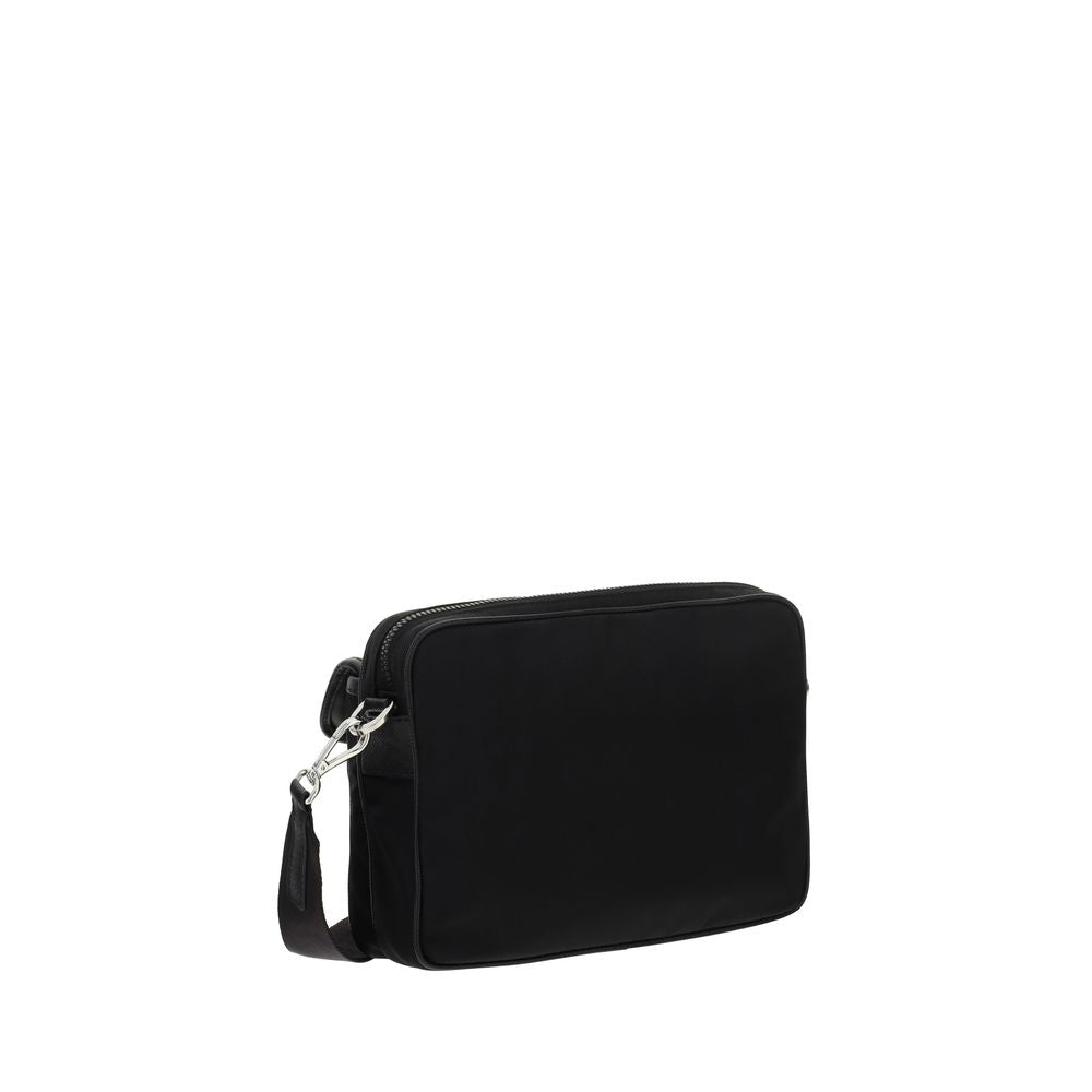 Black Polyamide Shoulder Bag