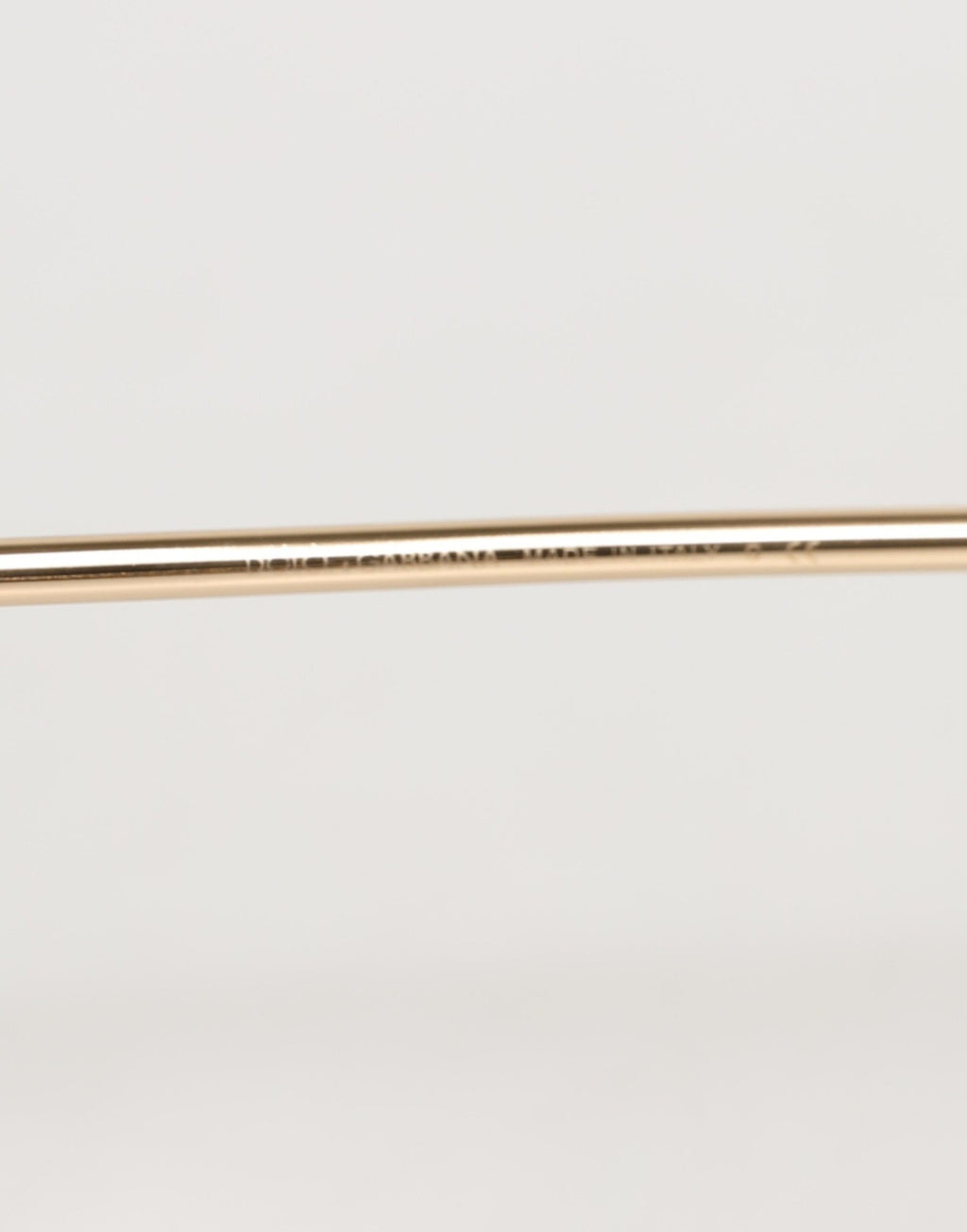 Pink Gold Metal Round Shades Eyewear Sunglasses