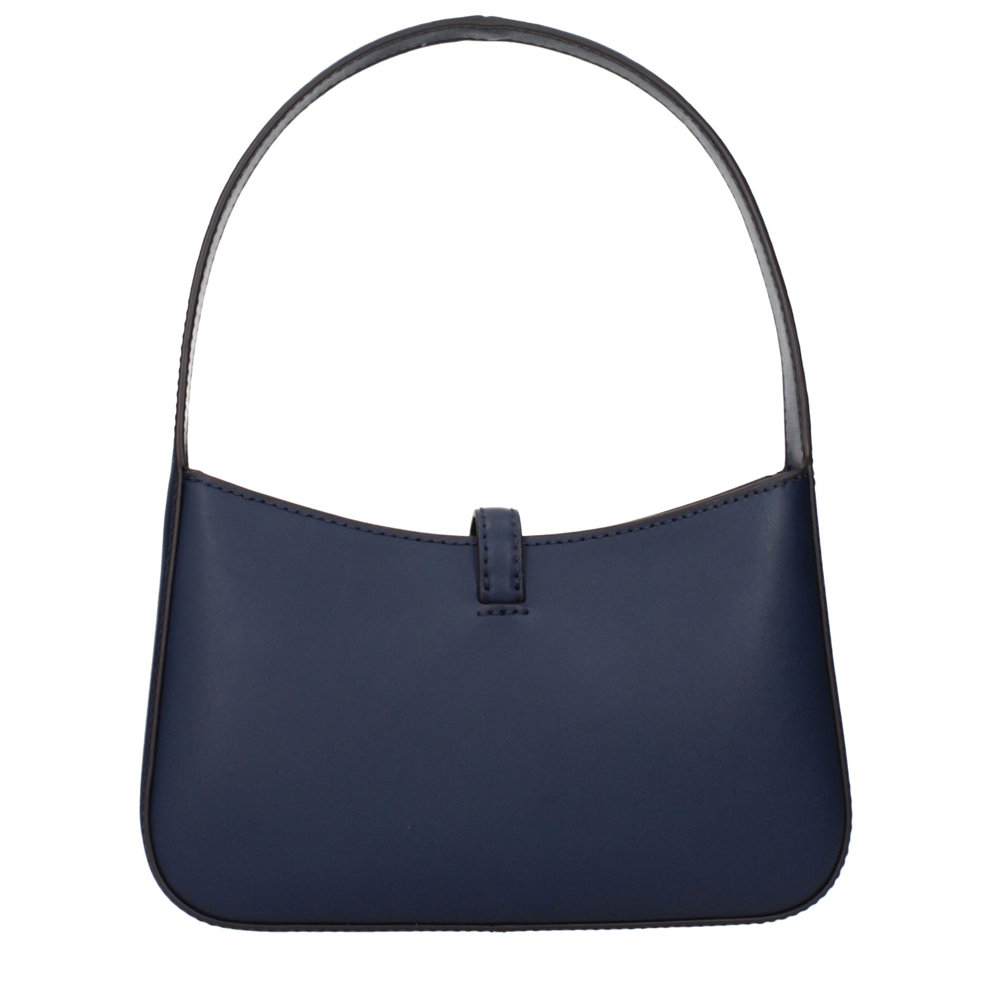Blue Leather Handbag