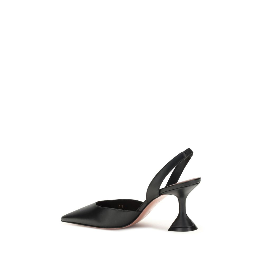 Black Calf Leather Bos Taurus Platform Pumps