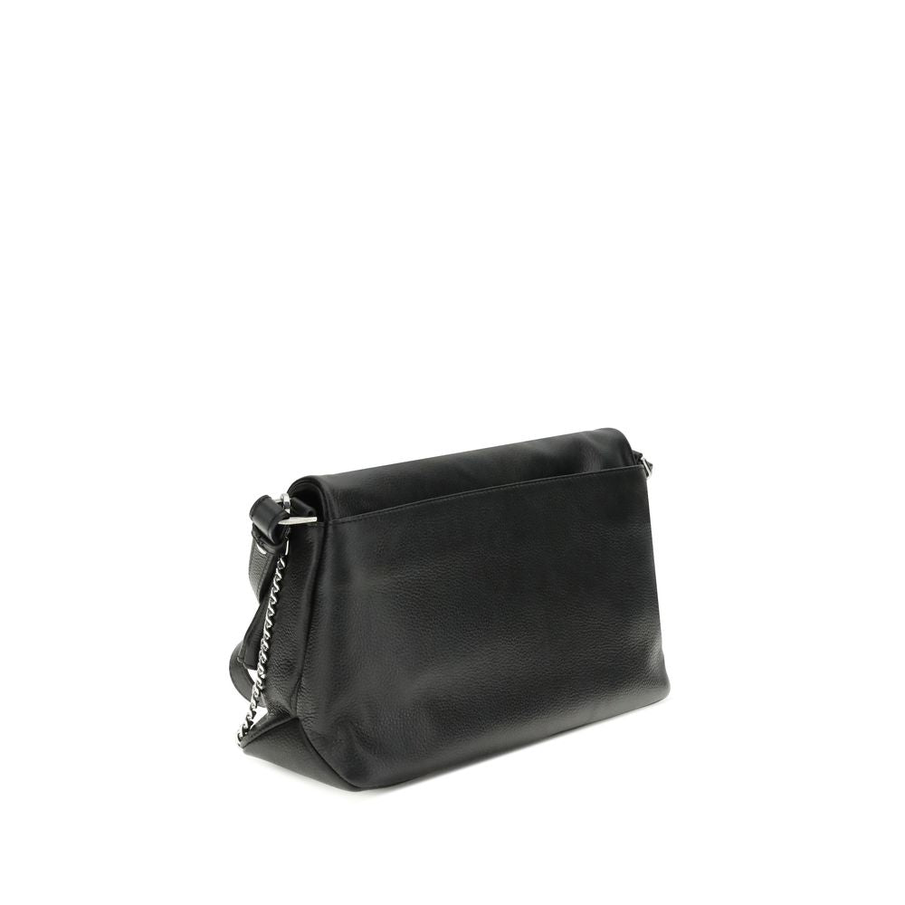 Black Calf Leather Bos Taurus Shoulder Bag