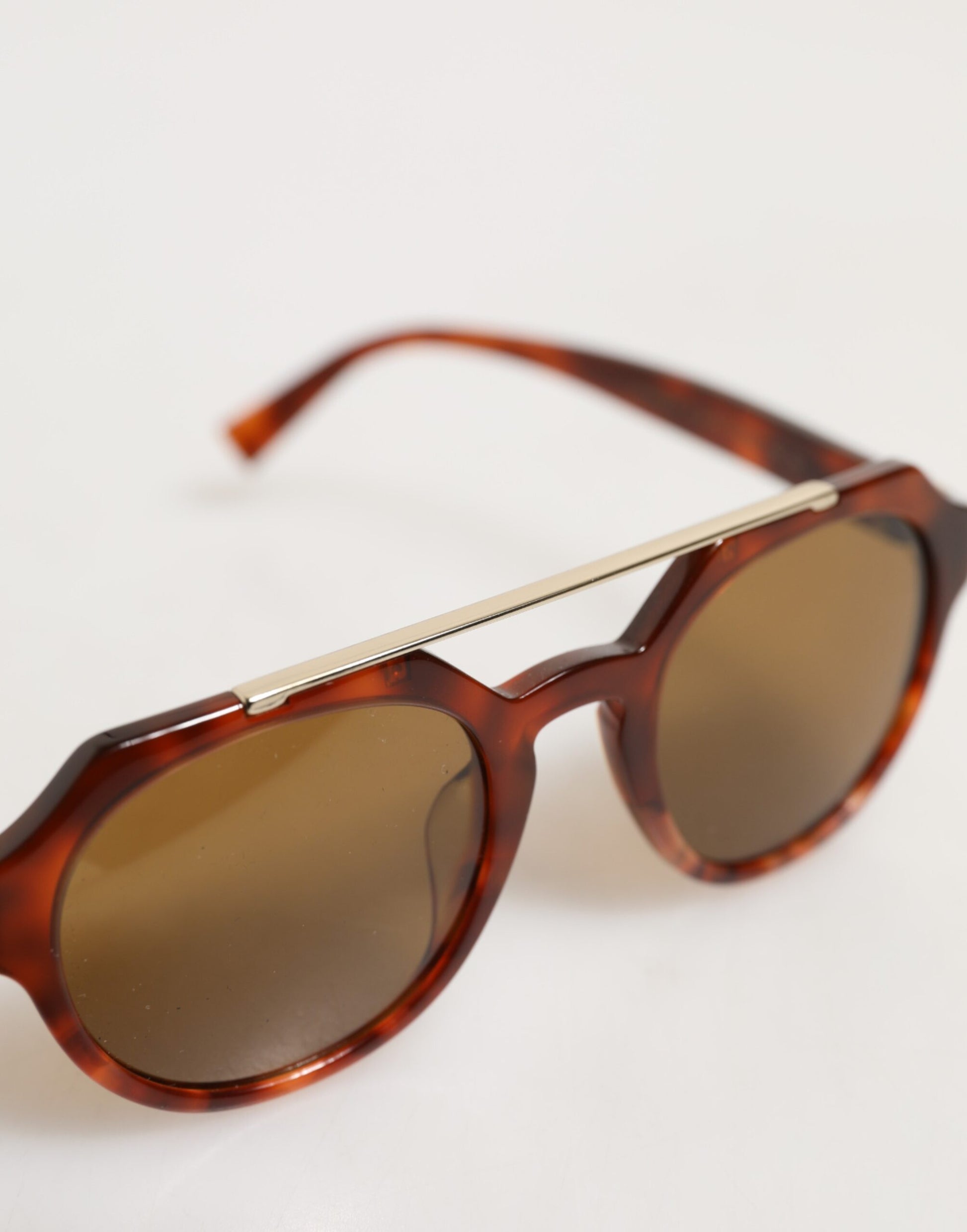 DG4313F Brown Tortoiseshell Pilot Frame Shades Sunglasses
