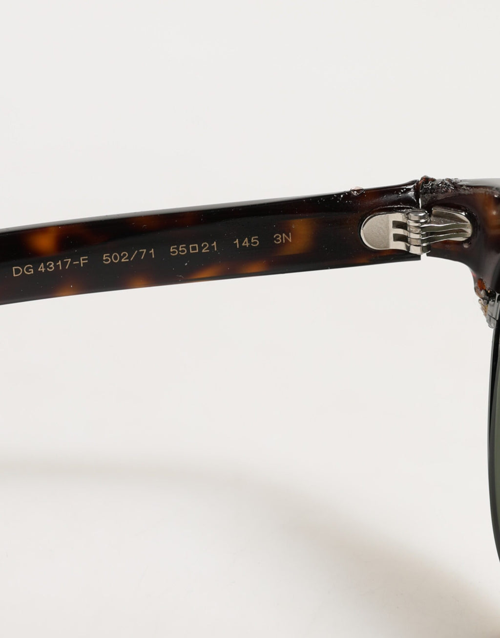 DG4317F Brown Tortoiseshell Pilot Frame Shades Sunglasses