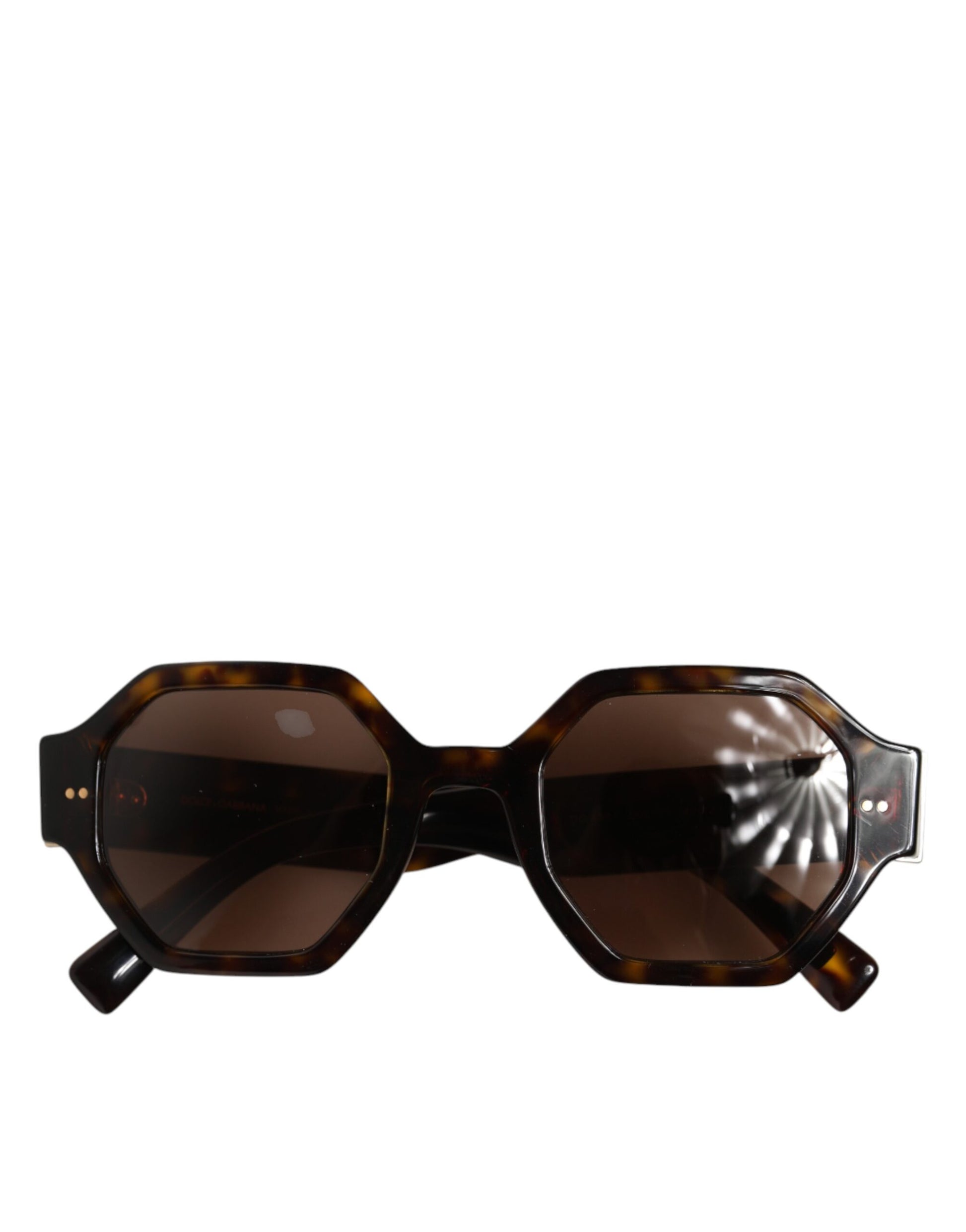 DG4379F Tortoiseshell Brown Acetate Geometric Shades Sunglasses