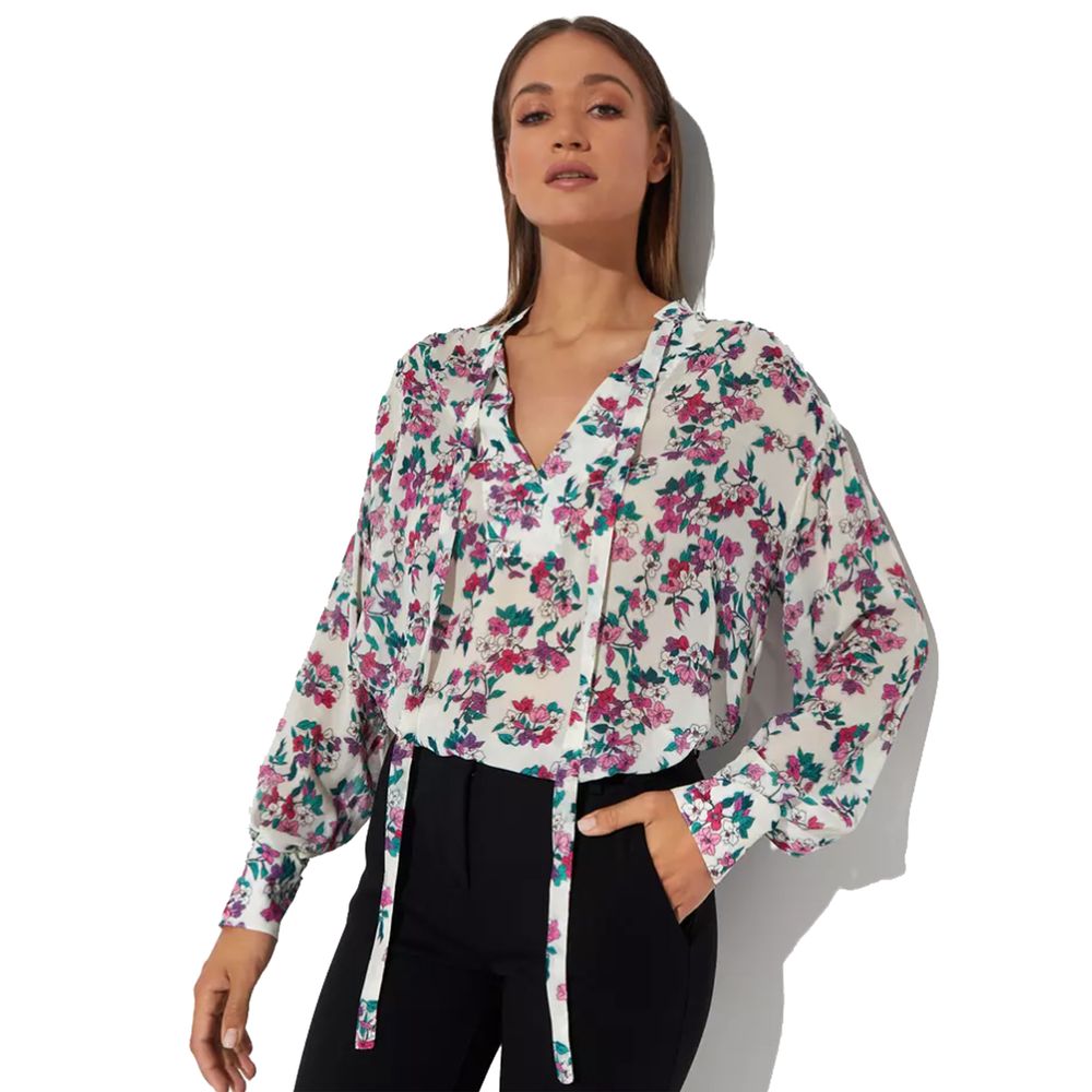 Multicolor Viscose Blouse