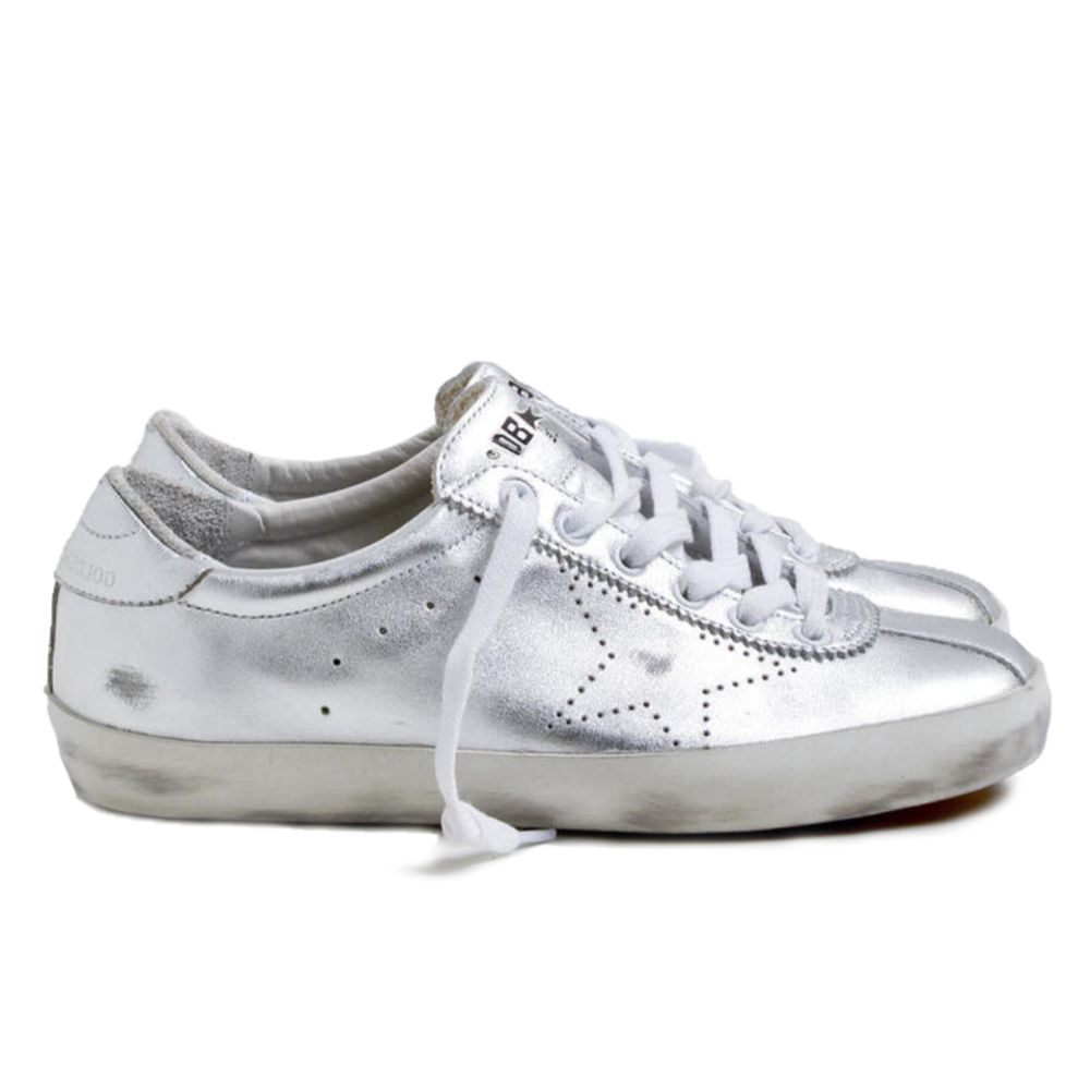 Gray Leather Men Sneaker