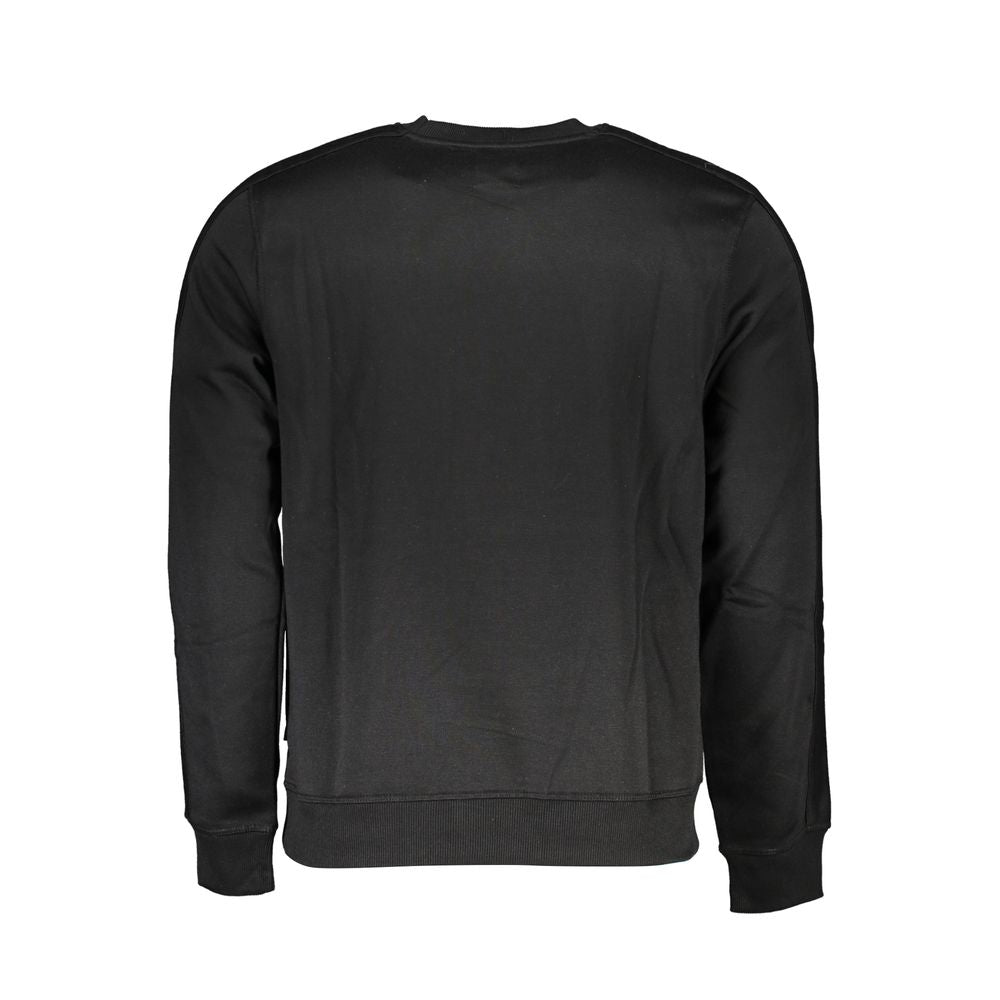 Black Cotton Sweatshirt