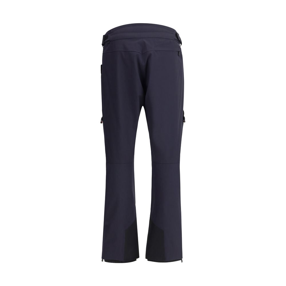 Blue Polyester Athletic Pants